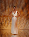 Dress Tatel Bianco