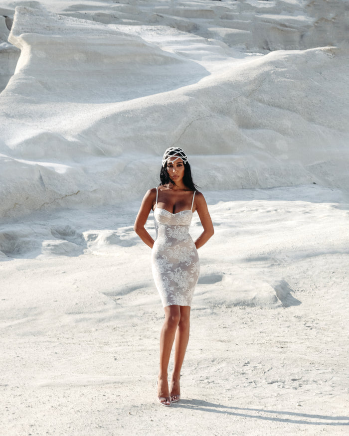 Dress Midi Ferretto Pizzo