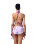 Mini Shorts Outline Flower