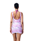 Mini Dress Outline Flower