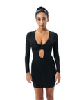 Mini Dress Pizzo - Nero