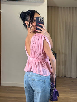 Blusa rosa