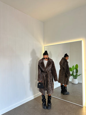 Coat animalier by Lumina