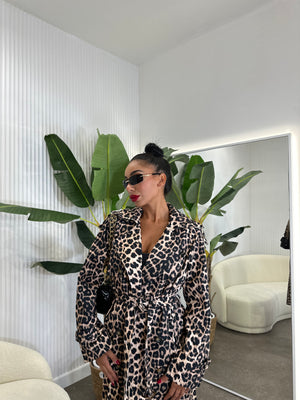 Trench animalier