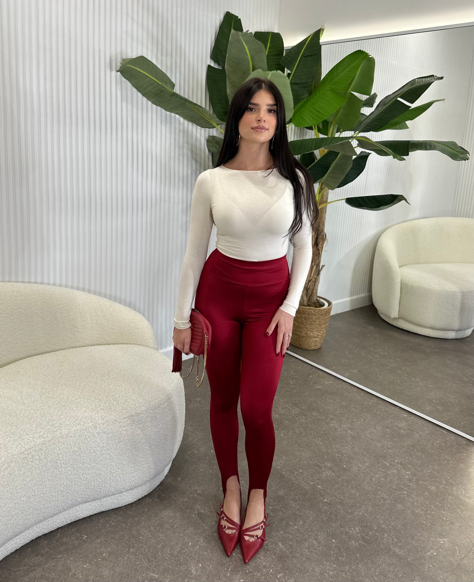 Leggins Ghette Bordeaux