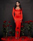 Dress Séduction Rosso