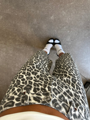 Denim Capri Animalier