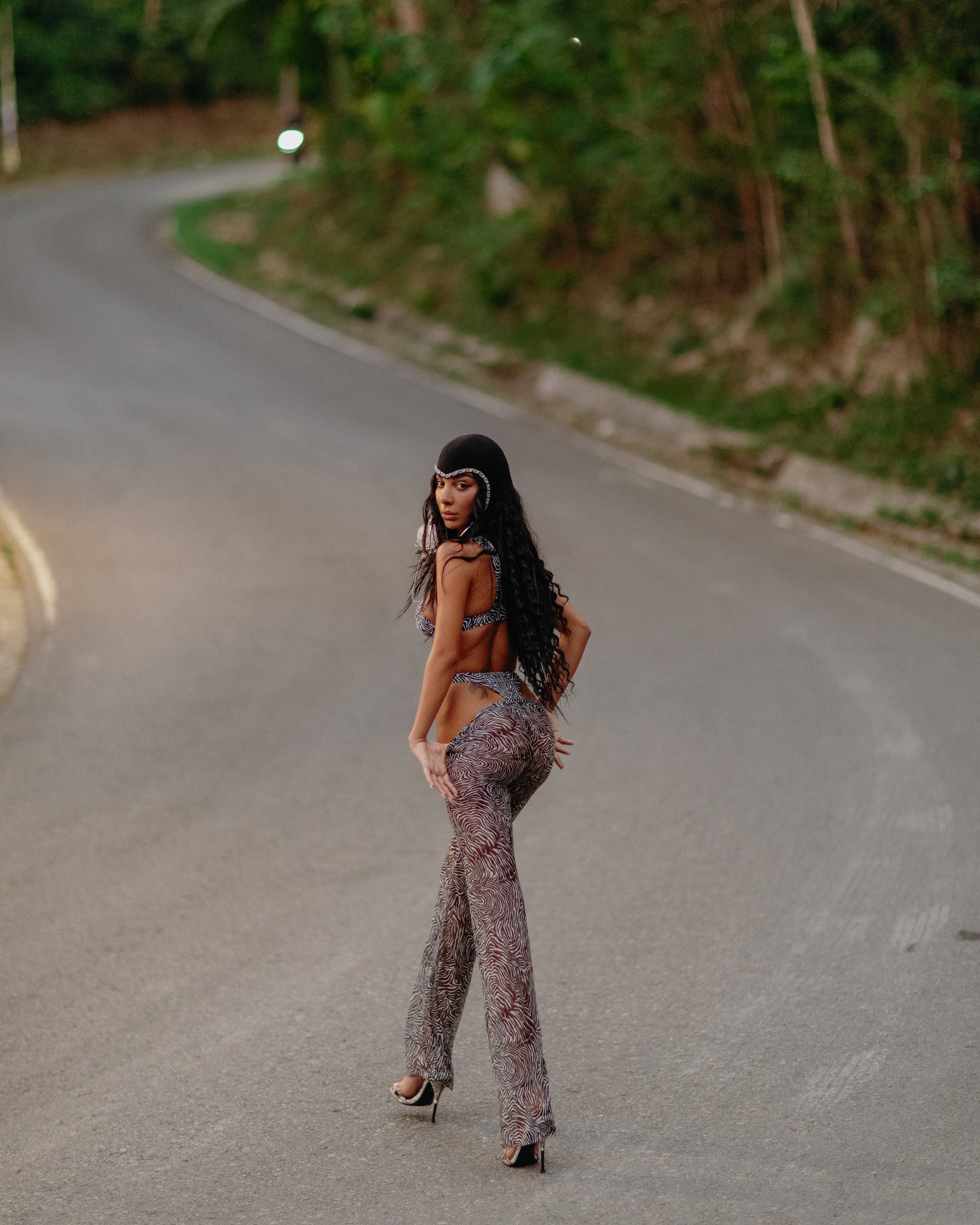 Micro-mesh Trousers