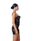 Mini Dress Ferretto Cut Out Pizzo