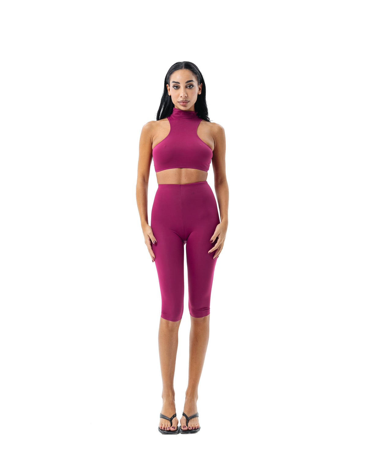 Leggings Capri - Prugna