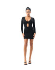 Mini Dress Pizzo - Nero