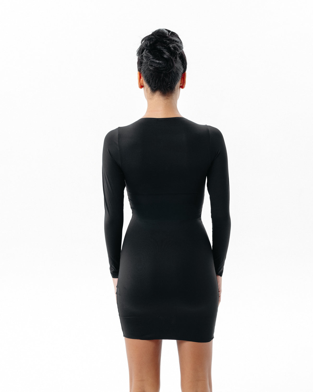Mini Dress Pizzo - Nero