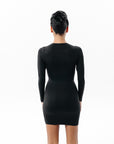 Mini Dress Pizzo - Nero